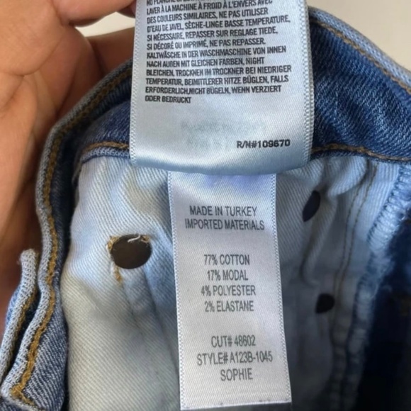 Agolde Sophie Ankle Jean In Pentacle - Picture 9 of 11